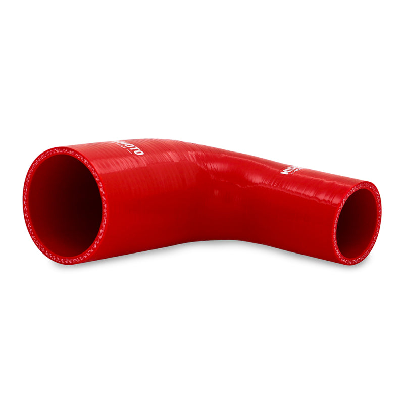 Mishimoto Silicone Reducer Coupler 90 Degree 1.75in to 2.5in - Red - DTX Performance