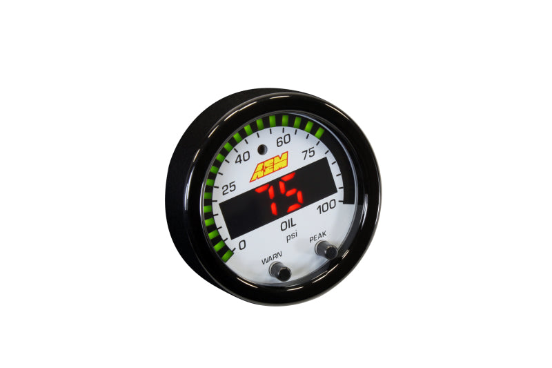 AEM X-Series Pressure 0-100psi Gauge Kit - DTX Performance