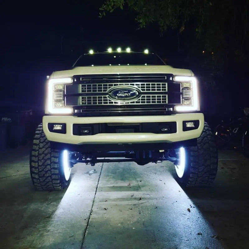 Oracle LED Illuminated Wheel Rings - White - DTX Performance