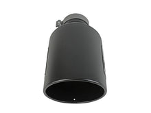 Load image into Gallery viewer, aFe Power MACH Force-Xp 409 Stainless Steel Clamp-on Exhaust Tip Black - DTX Performance