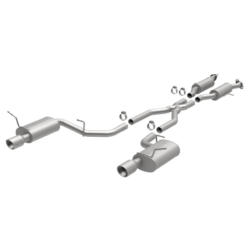 MagnaFlow 11-12 Dodge Durango V8 5.7L Dual Split Rear Exit Stainless Cat Back Performance Exhaust - DTX Performance