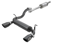 Load image into Gallery viewer, aFe Rebel Series 2.5in 409 SS Cat-Back Exhaust System w/ Black Tips Jeep Wrangler (JL) 2018 V6 3.6L - DTX Performance