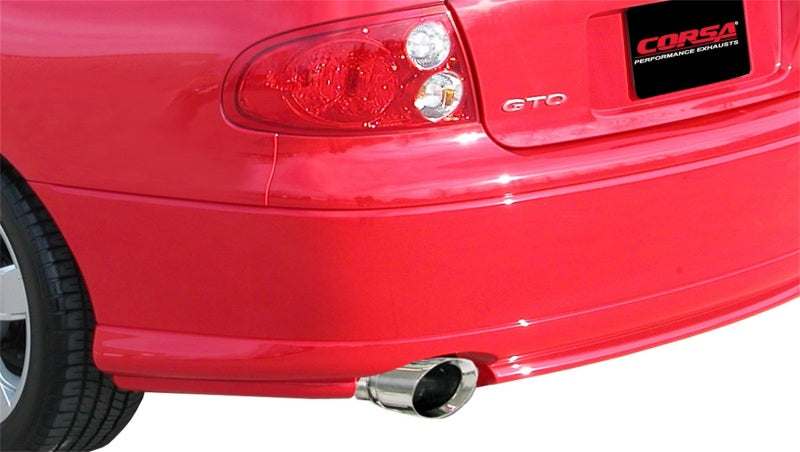 Corsa 04-04 Pontiac GTO 5.7L V8 Polished Sport Cat-Back Exhaust - DTX Performance