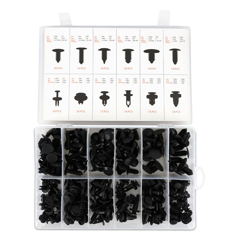 Mishimoto 192 Piece Trim Clip Assortment - DTX Performance