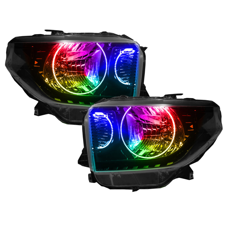 Oracle 14-17 Toyota Tundra SMD HL - Dual Halo Kit - ColorSHIFT w/o Controller - DTX Performance