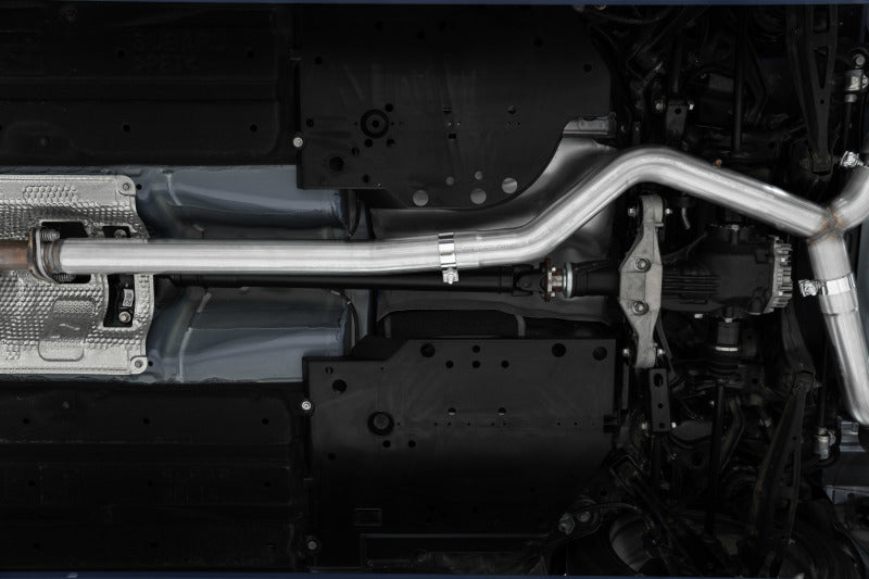 MBRP 2022+ Subaru WRX 3in Cat-Back Dual Split Rear Quad Carbon Fiber Tips Street Profile Exhaust - DTX Performance