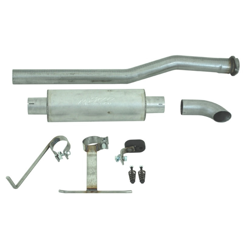 MBRP 98-11 Ford Ranger 3.0/4.0L Cat Back Single Side Turn Down Aluminized Exhaust - DTX Performance