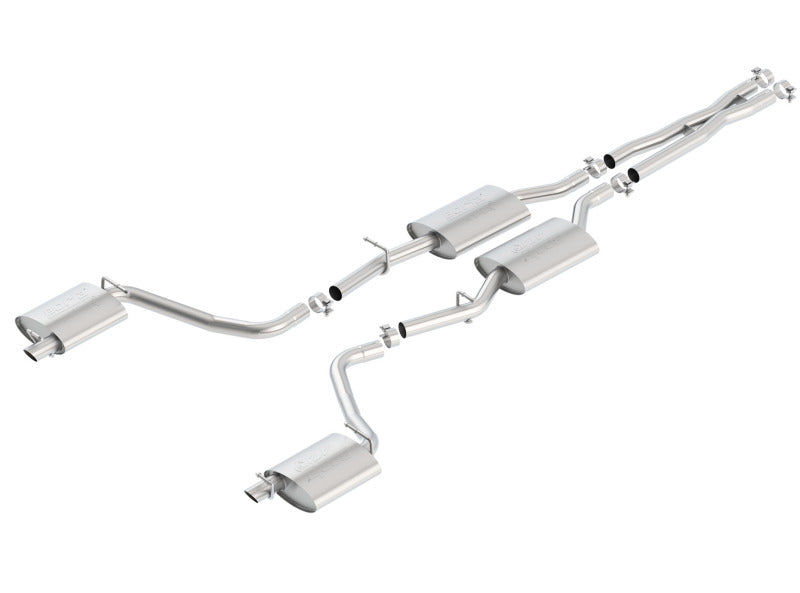 Borla 2015 Dodge Challenger 3.6L V6 ATAK Catback Exhaust No Tips Factory Valance - DTX Performance