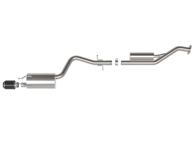 aFe Lexus IS300 01-05 L6-3.0L Takeda Cat-Back Exhaust System- Carbon Fiber Tip - DTX Performance