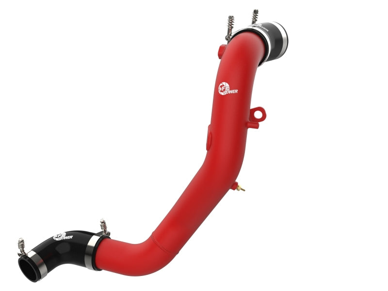 aFe Kia Stinger 18-22 V6-3.3L (tt) BladeRunner Cold Charge Pipe- Red - DTX Performance