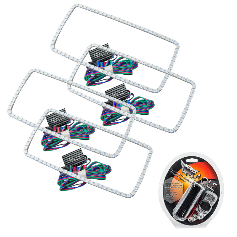 Oracle GMC Sierra 07-13 Halo Kit (New Square Ring Design) - ColorSHIFT - DTX Performance