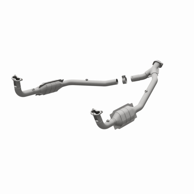 MagnaFlow Conv DF 97 Land Rover Defender 90 4.0L Y-Pipe Assy / 96-99 Discovery 4.0L Y-Pipe Assy - DTX Performance