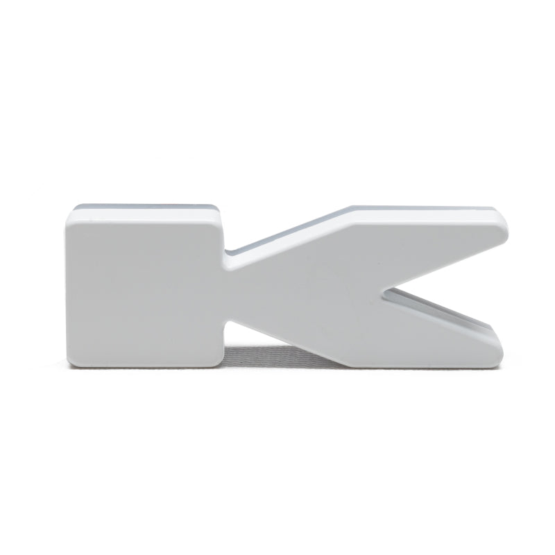 ORACLE Lighting Universal Illuminated LED Letter Badges - Matte White Surface Finish - K - DTX Performance