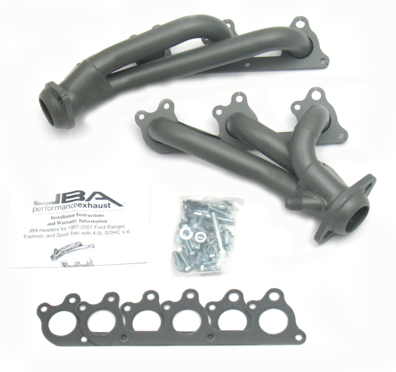 JBA 97-11 Ford Ranger 4.0L OHC w/Driver Side EGR 1-1/2in Primary Ti Ctd Cat4Ward Header - DTX Performance