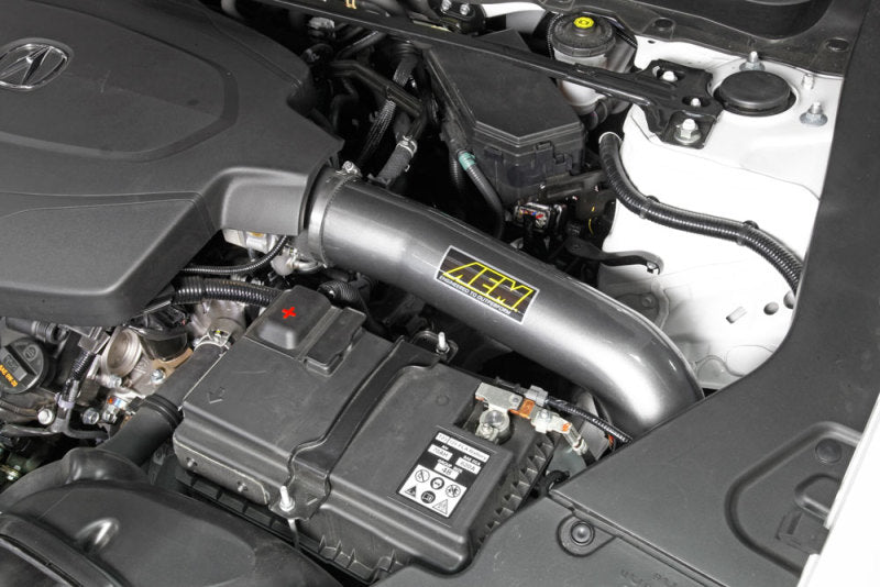 AEM 15-16 Acura TLX V6-3.5L F/I Gunmetal Gray Cold Air Intake - DTX Performance