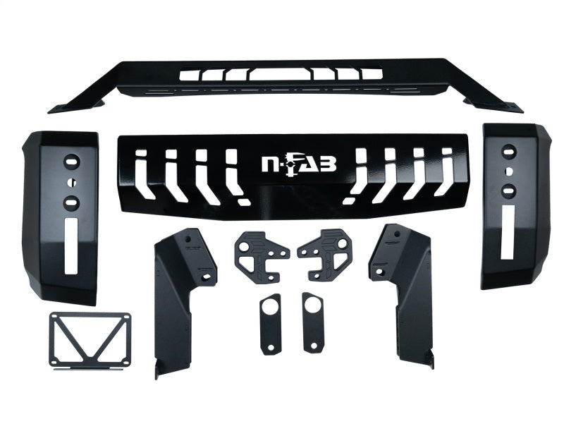 N-Fab HVM Bull Bar 19-23 Chevy 1500 - Tex. Black - DTX Performance