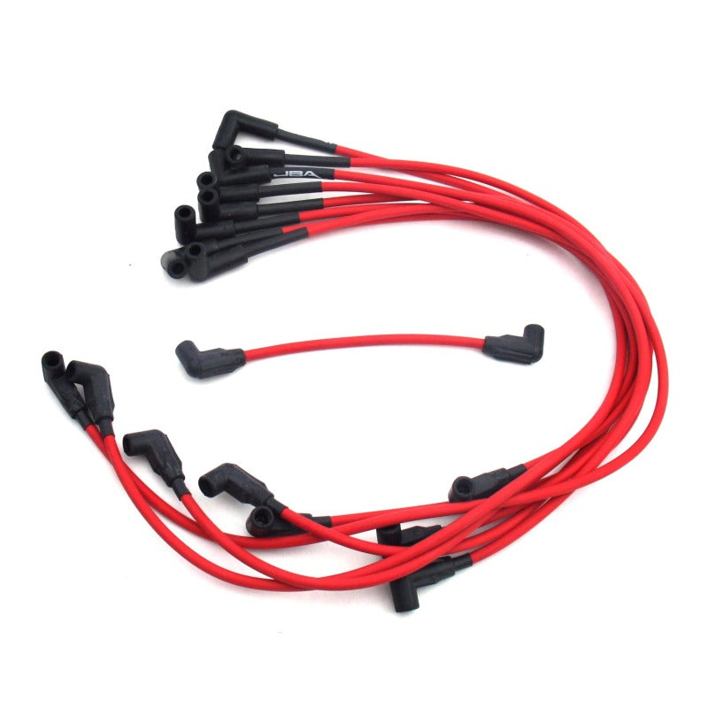 JBA 88-95 GM 5.0L/5.7L Truck Ignition Wires - Red - DTX Performance