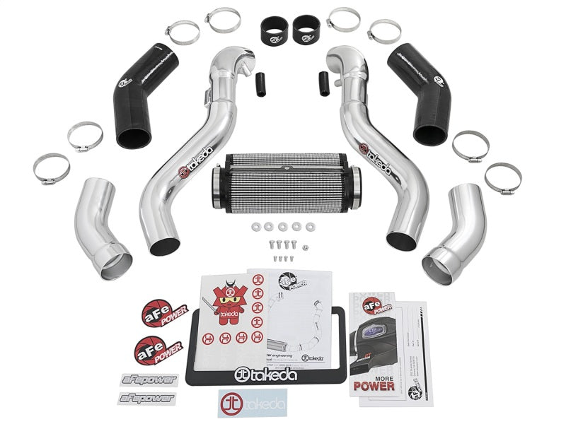 aFe Takeda Intake Stage-2 Polished Pro DRY S 09-17 Nissan 370Z V6 3.7L - DTX Performance