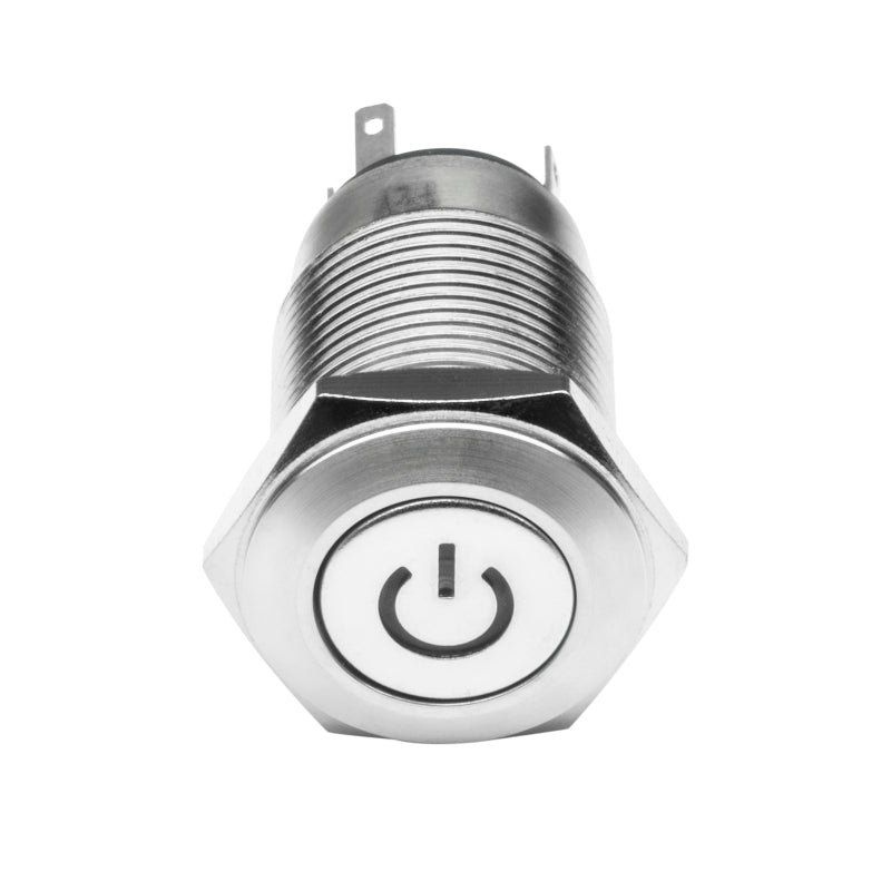 Oracle Pre-Wired Power Symbol On/Off Flush Mount LED Switch - White - DTX Performance