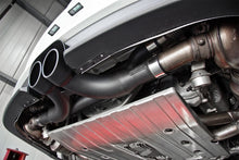 Load image into Gallery viewer, MBRP 14-19 Porsche GT3/GT3RS 3in Center Muffler Bypass 4in Tips - Black Coated - DTX Performance