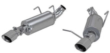 Load image into Gallery viewer, MBRP 11-14 Ford Mustang V6 3in. Dual Muffler Axle Back Split Rear Exhaust System AL - DTX Performance