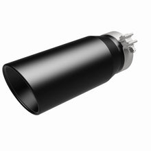 Load image into Gallery viewer, MagnaFlow Tip Stainless Black Coated Single Double Round Single Outlet 5in Dia 4in Inlet 13in L - DTX Performance