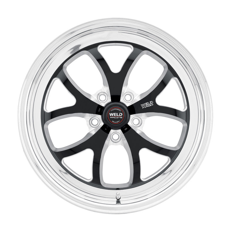 Weld S76 15x4 / 5x4.75 BP / 2.5in. BS Black Wheel (Low Pad) - Non-Beadlock - DTX Performance