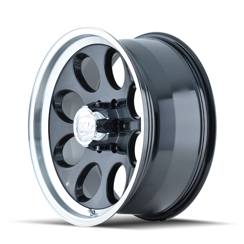 ION Type 171 15x8 / 5x114.3 BP / -27mm Offset / 83.82mm Hub Black/Machined Wheel - DTX Performance