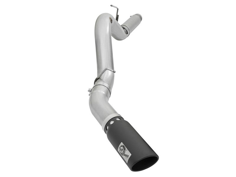 aFe Atlas Exhaust 5in DPF-Back Aluminized Steel w/ Black Tips 16-17 GM Diesel Truck V8-6.6L (td) - DTX Performance