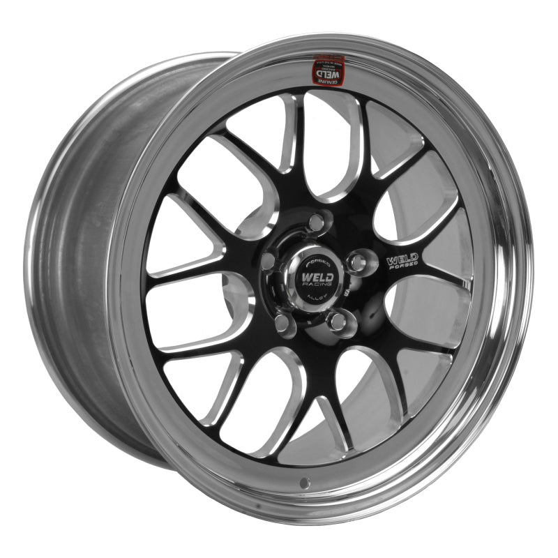 Weld S77 18x10.5 / 5x4.75 BP / 6.1in. BS Black Wheel (High Pad) - Non-Beadlock - DTX Performance