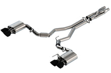 Load image into Gallery viewer, Borla 2020 Ford GT500 5.2L AT 3in ATAK CatBack Exhaust w/ Black Chrome Tips - DTX Performance