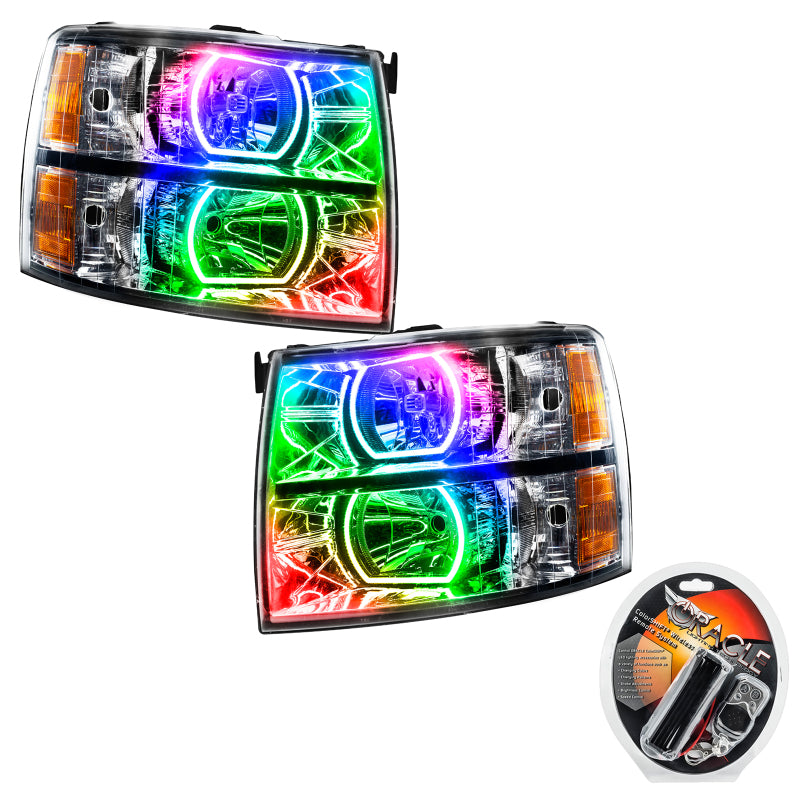 Oracle 07-13 Chevrolet Silverado SMD HL - Square Style - ColorSHIFT - DTX Performance