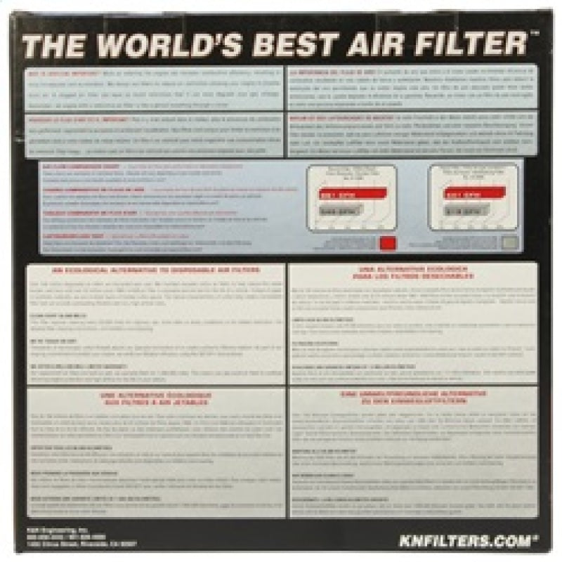 K&N Universal Air Filter 6in Flange / 7-1/2in Base / 4-1/2in Top / 6-1/2in Height - DTX Performance