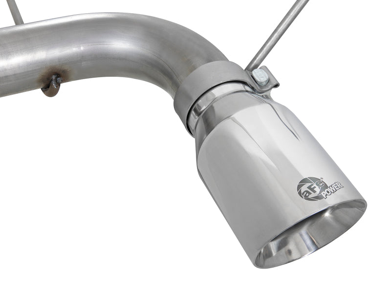 aFe Large Bore HD 3in 304 SS Cat-Back Exhaust w/ Polished Tips 14-19 Jeep Grand Cherokee V6-3.6L - DTX Performance