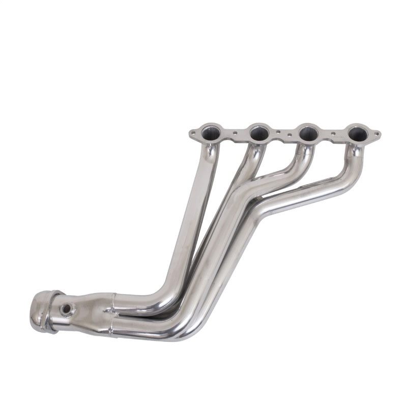 BBK 10-15 Camaro LS3 L99 Long Tube Exhaust Headers With Converters - 1-3/4 Silver Ceramic - DTX Performance