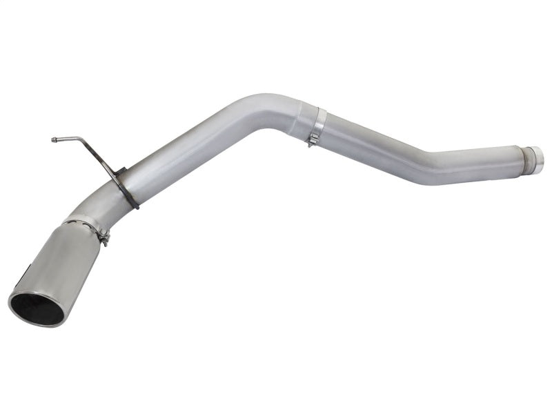 aFe Atlas Exhaust 5in DPF-Back Exhaust Aluminized Steel 2016 Nissan Titan XD V8-5.0L w/ Polished Tip - DTX Performance