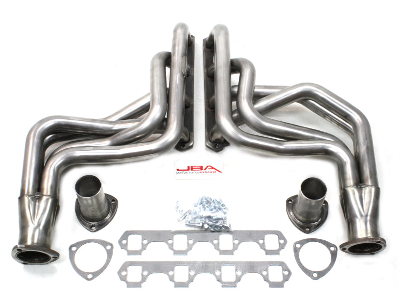 JBA 65-73 Ford Mustang 260-351W (w/Mustang II Suspension) 1-3/4in Primary Raw 409SS Long Tube Header - DTX Performance