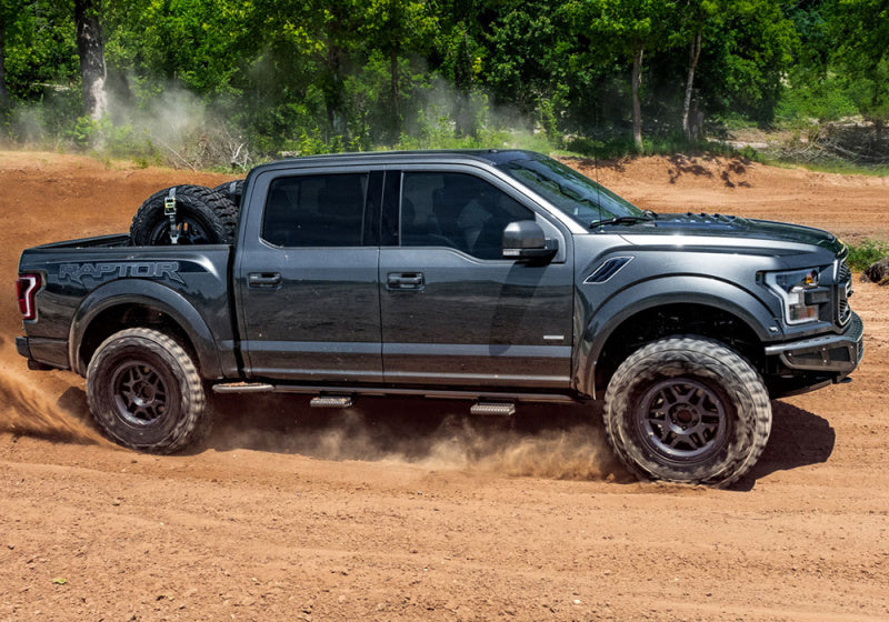 N-Fab RKR Rails 16-18 Toyota Tacoma Access Cab SRW - Tex. Black - Cab Length - 1.75in - DTX Performance