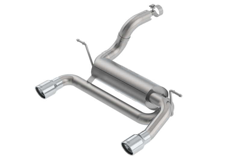 Borla 18-19 Jeep Wrangler JL/JLU 2.0L 4Cyl 2DR/4DR Touring Axle Back Exhaust w/ 3.5in Tips - DTX Performance