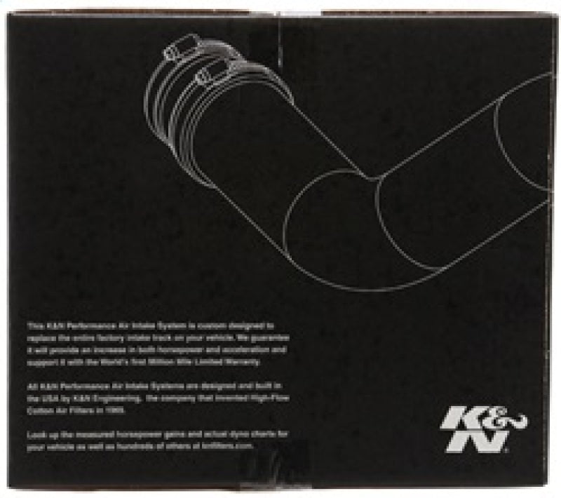 K&N 71 Series Performance Intake Kit for 12-18 Jeep Wrangler 3.6L V6 (12-15 CARB Approved) - DTX Performance