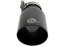 Load image into Gallery viewer, aFe MACH Force-Xp Universal 409 SS Single-Wall Clamp-On Exhaust Tip - Black - DTX Performance