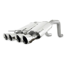 Load image into Gallery viewer, Stainless Works 2006-13 Corvette C6ZO6/ZR1 3in Axleback Chambered Mufflers Quad 4in Rolled Edge Tips - DTX Performance