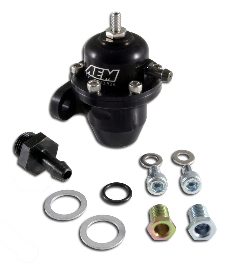 AEM 94-01 Acura Integra / 90-93 Honda Accord / 92-95 Honda Civic / 99-00 Honda Civic Black Adjustabl - DTX Performance