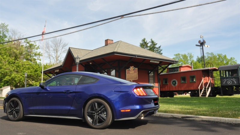 Corsa 15-16 Ford Mustang EcoBoost 2.3T Sport 3in Cat-Back Dual Rear Exit Polished Tips - DTX Performance