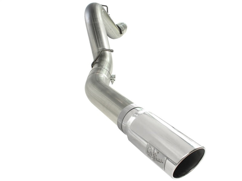 aFe MACHForce XP Exhaust 5in DPF-Back SS 11-13 GM Diesel Trucks V8-6.6L (td) (LML) (Pol Tip) - DTX Performance