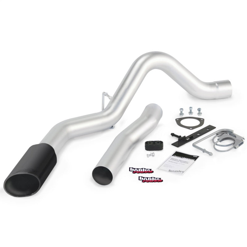 Banks Power 11-14 Chev 6.6L LML ECLB/CCSB/CCLB Monster Exhaust Sys - SS Single Exhaust w/ Black Tip - DTX Performance