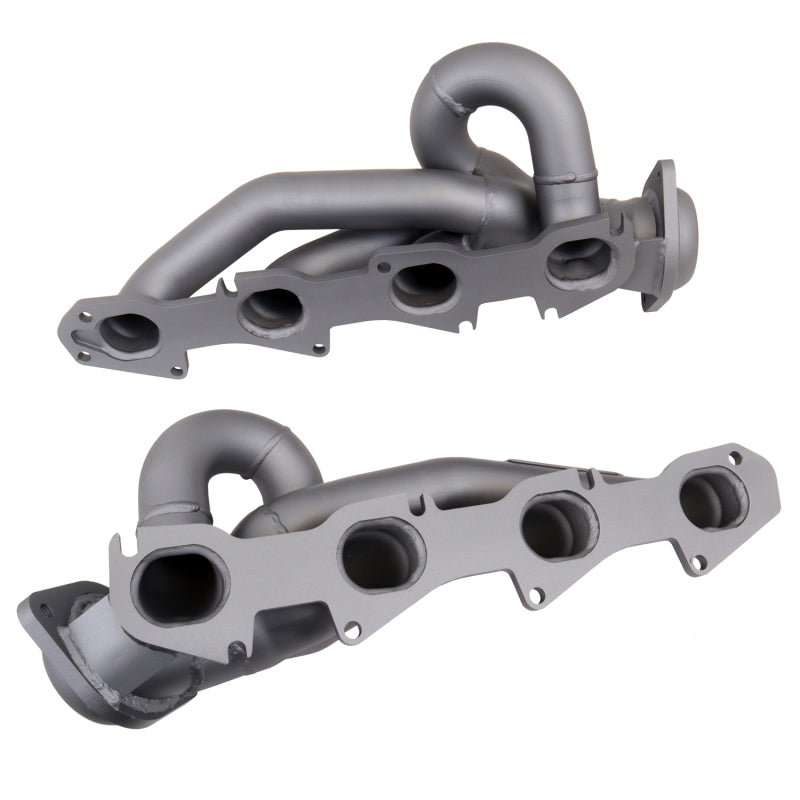 BBK 14-18 GM Truck 5.3/6.2 1 3/4in Shorty Tuned Length Headers - Titanium Ceramic - DTX Performance