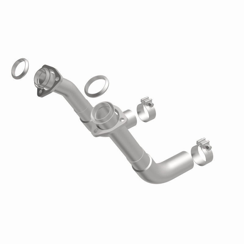 MagnaFlow 66-72 Chevy C10 Pickup V8 2-Piece Front Exhuast Pipe Kit (2in Tubing/Clamps/Inlet Flanges) - DTX Performance