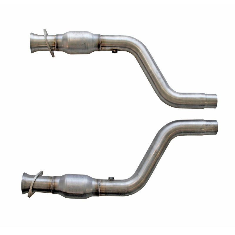 BBK 05-15 Dodge Challenger Charger Short Mid X Pipe w Catalytic Converters 2-3/4 For LT Headers - DTX Performance