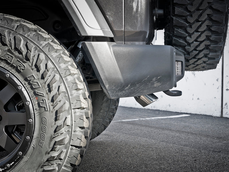 aFe MACH Force-Xp 2.5in 409SS Axle-Back Hi-Tuck Exh Sys w/ Pol Tip 18-20 Jeep Wrangler (JL) V6 3.6L - DTX Performance